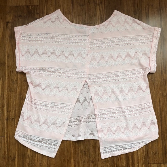 Pink open back flowy top - Picture 2 of 2